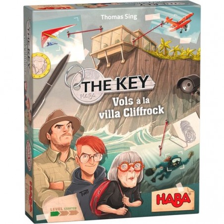 Jeu de déduction et d'enquête - The key - vols à la villa Cliffrock - Haba