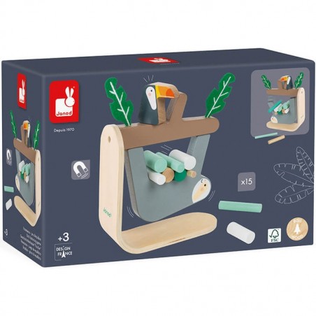 Jeu d'équilibre pour enfant en bois - Jouet d'adresse paresseux - Janod