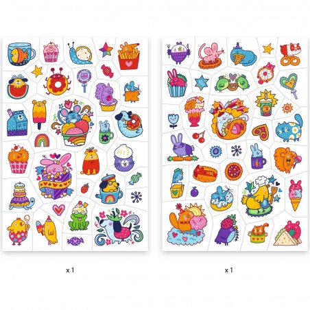 Tatouages Kawai - Mimi sweet - Tatoos enfant - Djeco