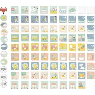 Semainier Janod - Ma Semaine magnétique - Notion du temps