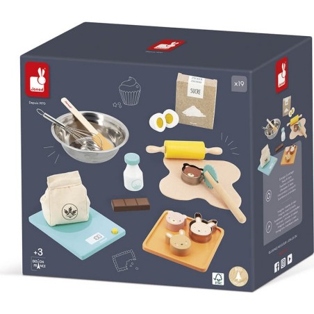 Accessoires cuisine enfant - Set patisserie et gateaux - Janod