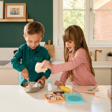 Hape Chef's Choice Kit de cuisine en bois pour enfant et ensemble