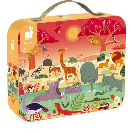 Puzzle La Réserve Animalière 54 pièces - Janod