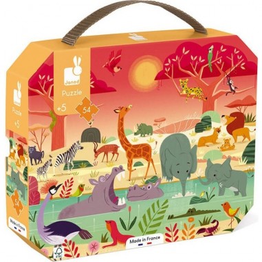Puzzle La Réserve Animalière 54 pièces - Janod