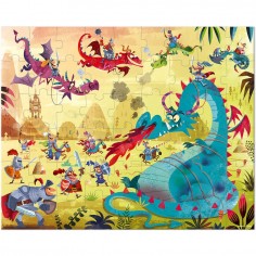 Puzzle Dragons 54 pièces Janod 2