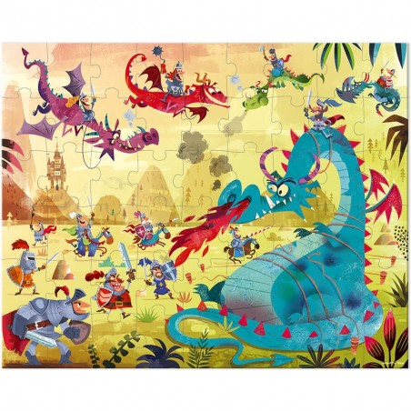 Puzzle Dragons 54 pièces Janod