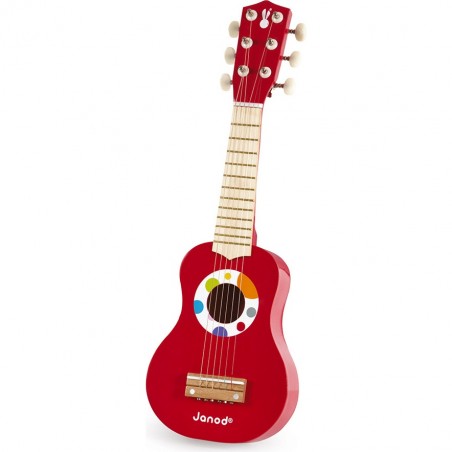 Guitare enfant en bois - Instrument de musique Confetti - Janod