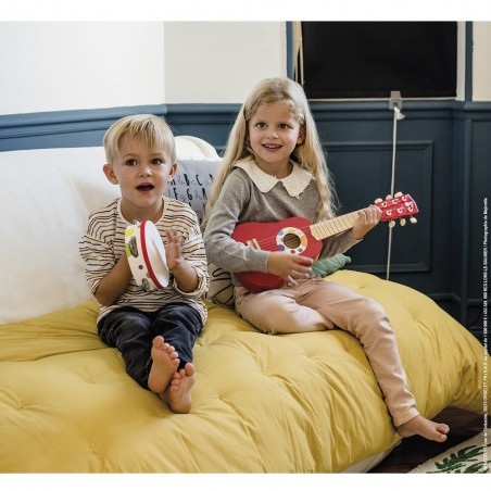 Guitare enfant en bois - Instrument de musique Confetti - Janod