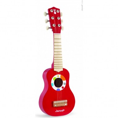Guitare enfant en bois - Instrument de musique Confetti - Janod