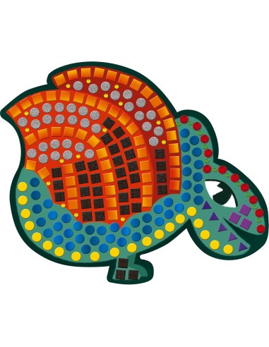 Mosaïques et Gommettes Dinosaures - Jeu de concentration - Janod
