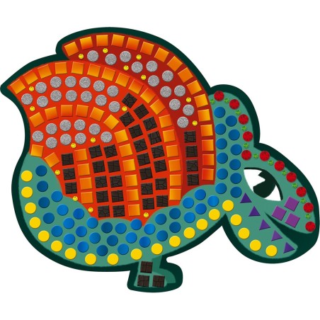 Mosaïques et Gommettes Dinosaures - Jeu de concentration - Janod