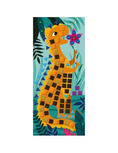 Mosaïques et Gommettes Dinosaures - Jeu de concentration - Janod