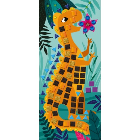 Mosaïques et Gommettes Dinosaures - Jeu de concentration - Janod