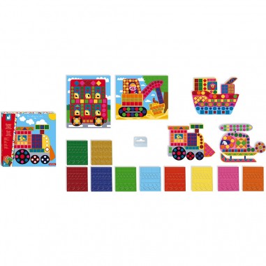 Mosaïques et Gommettes - Voiture et Véhicules - Janod