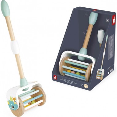 Jouet à pousser en bois - Pure de Janod - Jeu d'éveil motricité