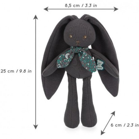Doudou lapin Lapinoo Kaloo - Gris violine - 25 cm