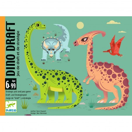 Dino Draft jeu de cartes dinosaures pour les enfants - Djeco