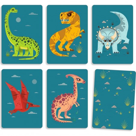 Dino Draft jeu de cartes dinosaures pour les enfants - Djeco