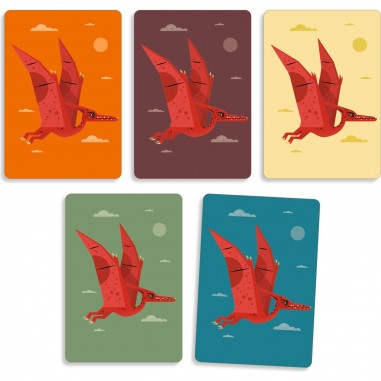 Dino Draft jeu de cartes dinosaures pour les enfants - Djeco