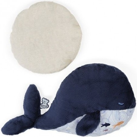 Peluche bouillotte bien-être baleine Petit calme - Kaloo