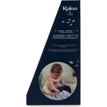 Peluche bouillotte bien-être baleine Petit calme - Kaloo