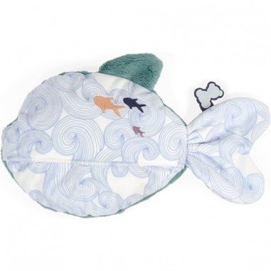Peluche bouillotte chaud froid poisson Petit calme - Kaloo