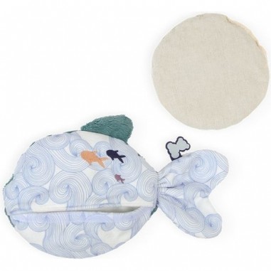 Peluche bouillotte chaud froid poisson Petit calme - Kaloo