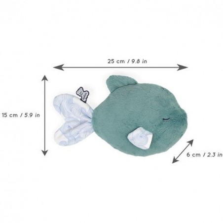 Peluche bouillotte chaud froid poisson Petit calme - Kaloo