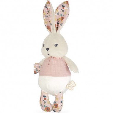 Petite peluche lapin rose Coquelicot - Doudou lapin rose Kaloo
