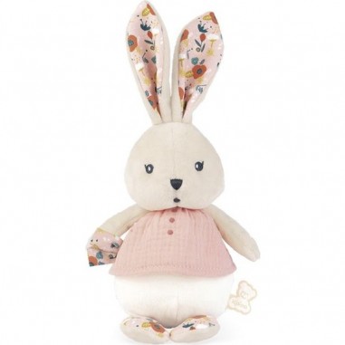 Petite peluche lapin rose Coquelicot - Doudou lapin rose Kaloo