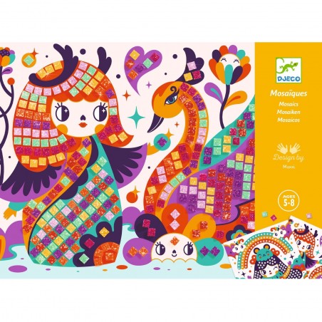 Mosaiques pour enfant - Japon Poupées Kokeshis - Djeco