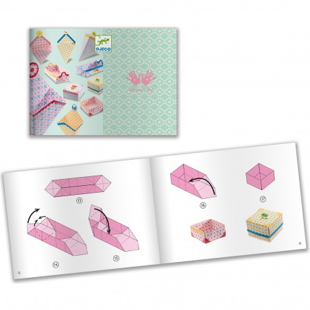 Origami - Réaliser des Petites Boites - Dès 7 ans - Djeco