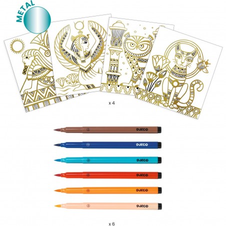 Peinture pour enfant - Egypte et Pharaons - Djeco