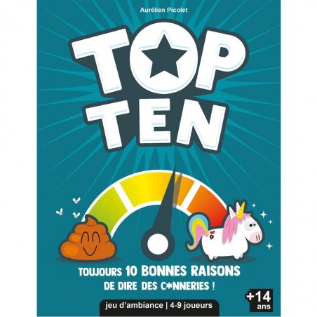 Top ten - jeu d'ambiance coopératif - Asmodee
