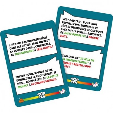 Top ten - jeu d'ambiance coopératif - Asmodee