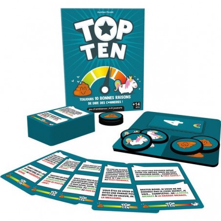 Top ten - jeu d'ambiance coopératif - Asmodee