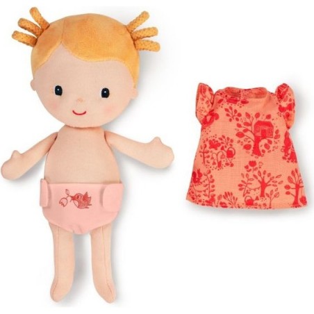 Poupée bébé Léna et son couffin - Poupée de chiffon - Lilliputiens