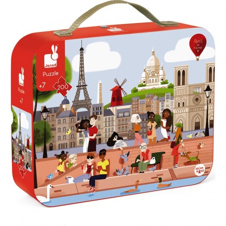 Puzzle Paris 200 pièces : Puzzles 150 à 499 pièces - Janod