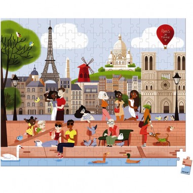 Puzzle Paris 200 pièces : Puzzles 150 à 499 pièces - Janod