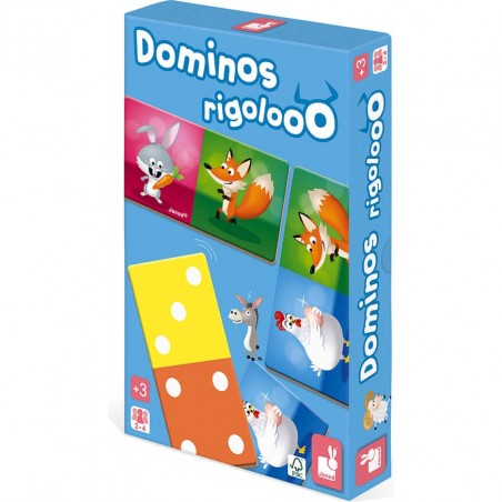 Dominos Rigolooo : Jeux de mémoire & d'associations - Janod