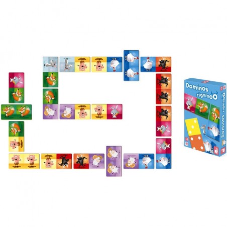 Dominos Rigolooo : Jeux de mémoire & d'associations - Janod