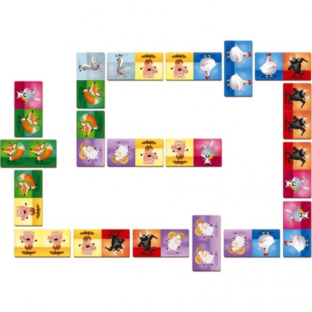 Dominos Rigolooo : Jeux de mémoire & d'associations - Janod