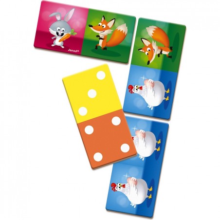 Dominos Rigolooo : Jeux de mémoire & d'associations - Janod
