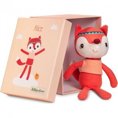 Alice peluche en coton bio - Lilliputiens