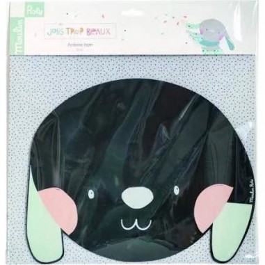 Ardoise murale lapin Les Jolis trop beaux - Moulin Roty Ardoise murale lapin Les Jolis trop beaux - Moulin Roty