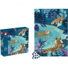 Puzzle 1000 pieces - Puzzle adulte, enfant 8 ans animaux - Janod 2