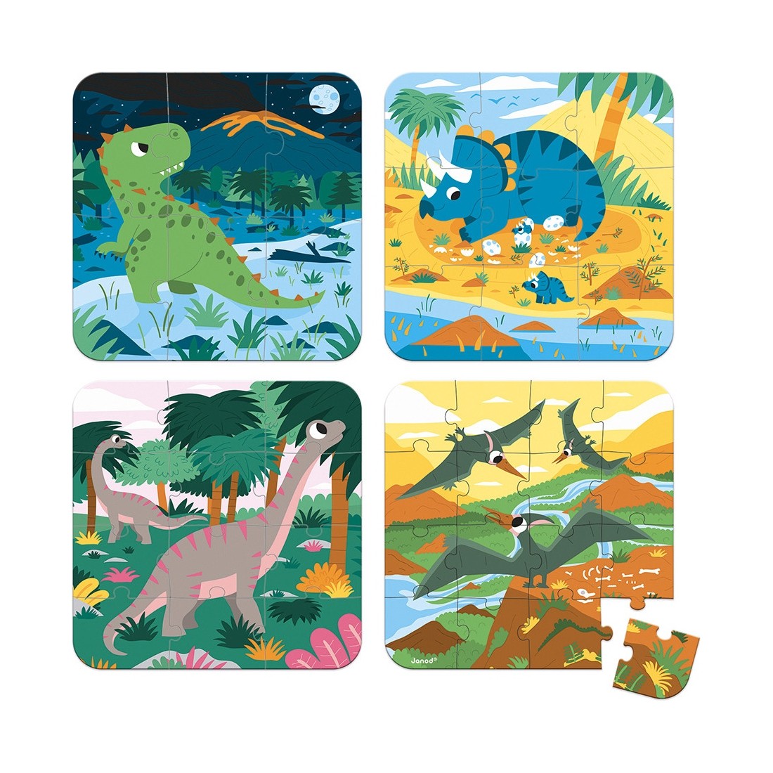 Puzzle dinosaures - Idée cadeau pour anniversaire dinosaure