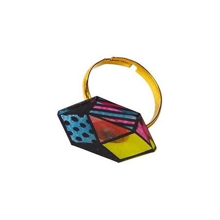 Bijoux en plastique fou Géométrix - Les ateliers bijoux - Loisirs créatifs - Janod
