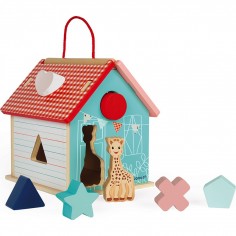 Maison des Formes en bois Sophie la girafe Janod 2