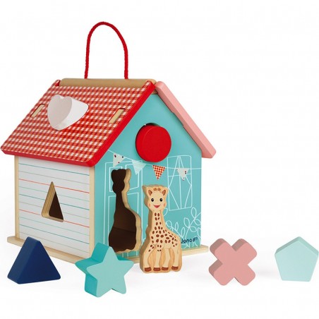 Maison des Formes en bois Sophie la girafe Janod